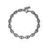 Miesten rannekorut One Jewels OAMB4107SG Hopeinen